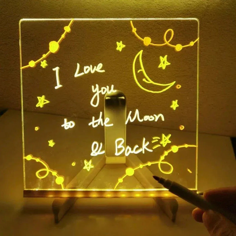 ✨ LED Note Board with Colours 🎨