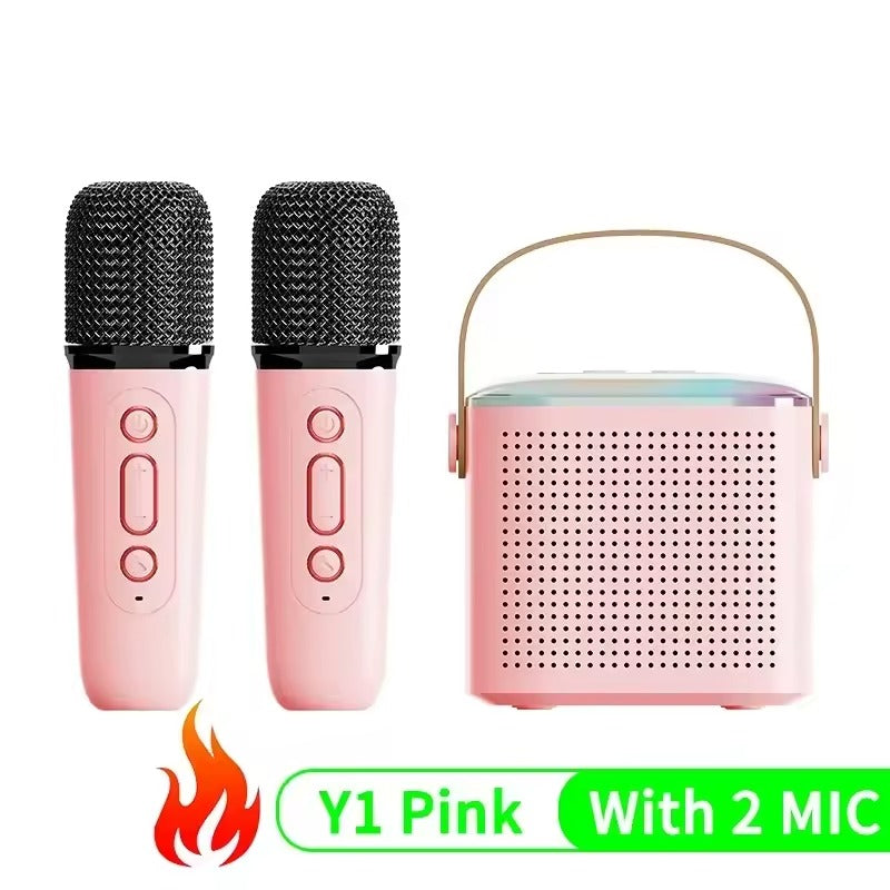 🎤 Portable LED Bluetooth Karaoke Machine Dual Speakers