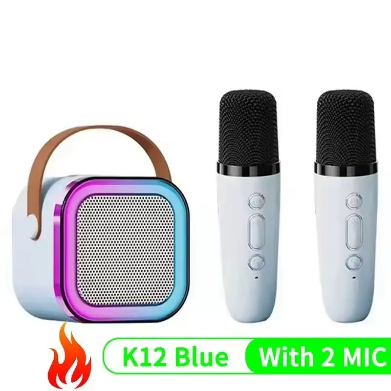 🎤 Portable LED Bluetooth Karaoke Machine Dual Speakers