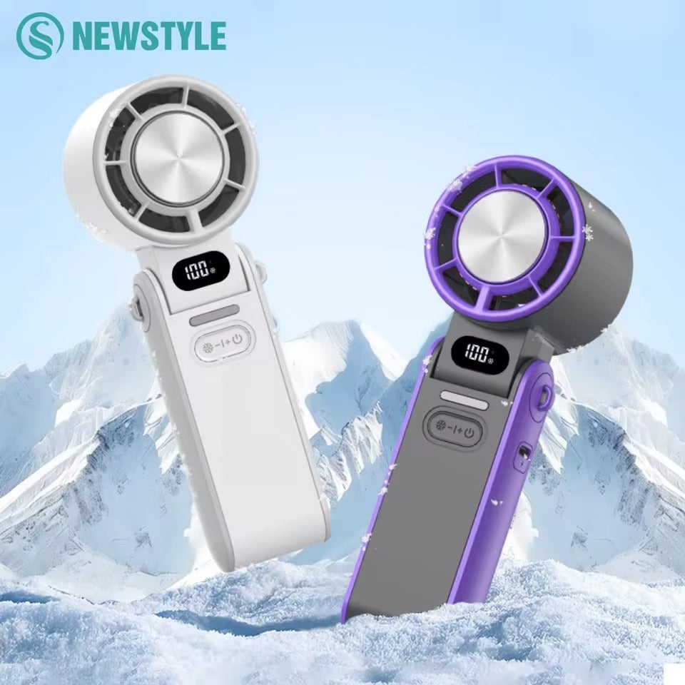 ❄️ Portable Turbo Ice-Cooling Fan