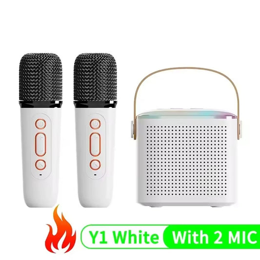 🎤 Portable LED Bluetooth Karaoke Machine Dual Speakers
