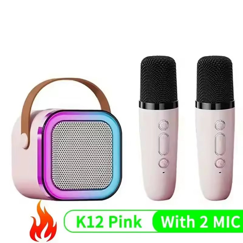 🎤 Portable LED Bluetooth Karaoke Machine Dual Speakers
